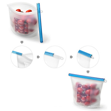 1500ml silicone food fresh-keeping bag fruit and vegetable fresh-keeping bag food storage bag